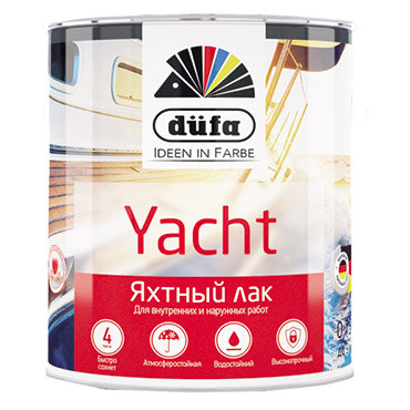 YACHT яхтный полуматовый   (750мл) "DufaRetail" Лак (выводим) (под заказ)